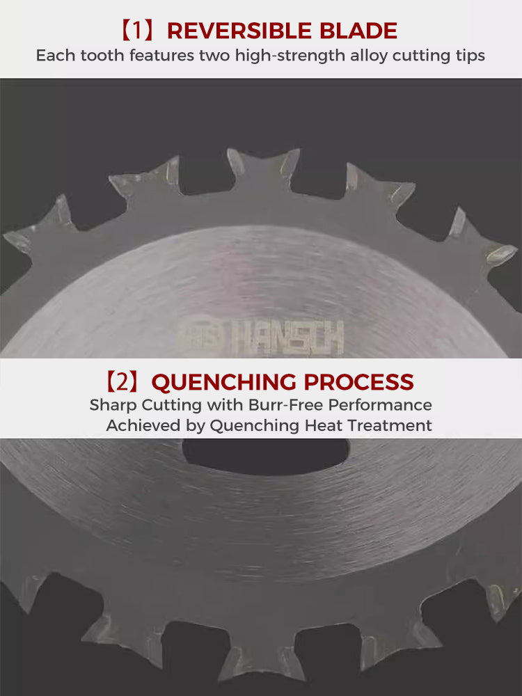 HS Alloy Saw Blade 110*40T (Double Tooth) 精品级合金锯片(双刀)