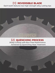 HS Alloy Saw Blade 110*40T (Double Tooth) 精品级合金锯片(双刀)