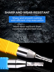 HS Three-Edged Straight Cutting Bit 三刃开料直刀