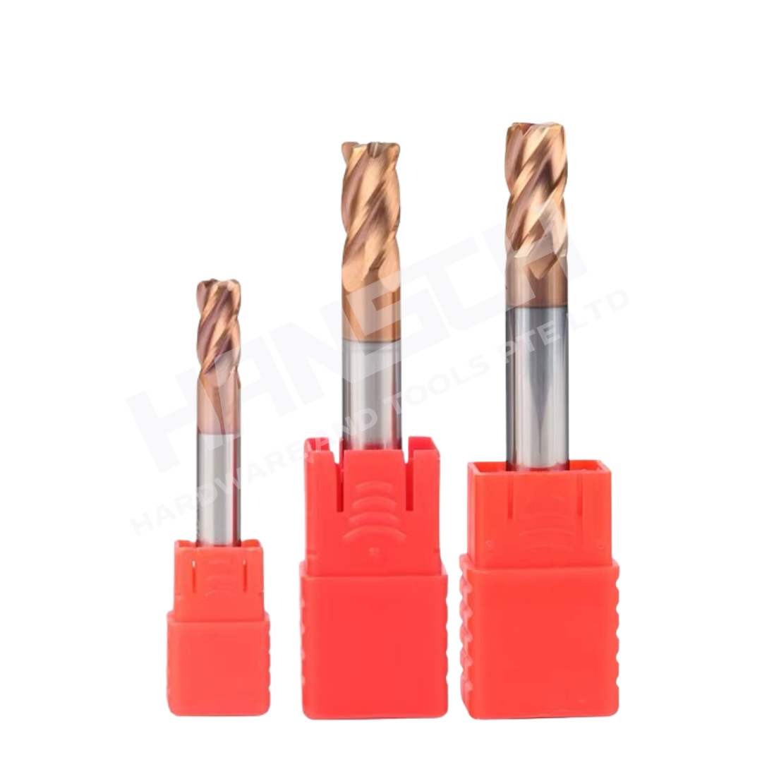 ZZBD-CT 4 Flute End Mill for Hardened Steel | Solid Carbide High Hardness CNC Milling Cutter (四刃高硬铣刀)