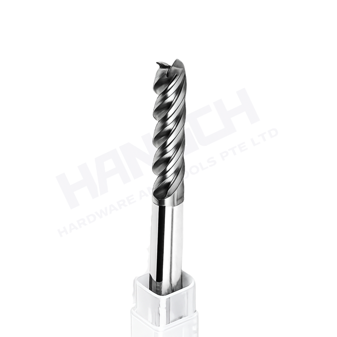 ZZBD-CT 4 Flute U-Groove Dynamic End Mill | Solid Carbide High-Efficiency CNC Milling Cutter (四刃U型槽动态铣刀)