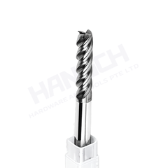 ZZBD-CT 4 Flute U-Groove Dynamic End Mill | Solid Carbide High-Efficiency CNC Milling Cutter (四刃U型槽动态铣刀)