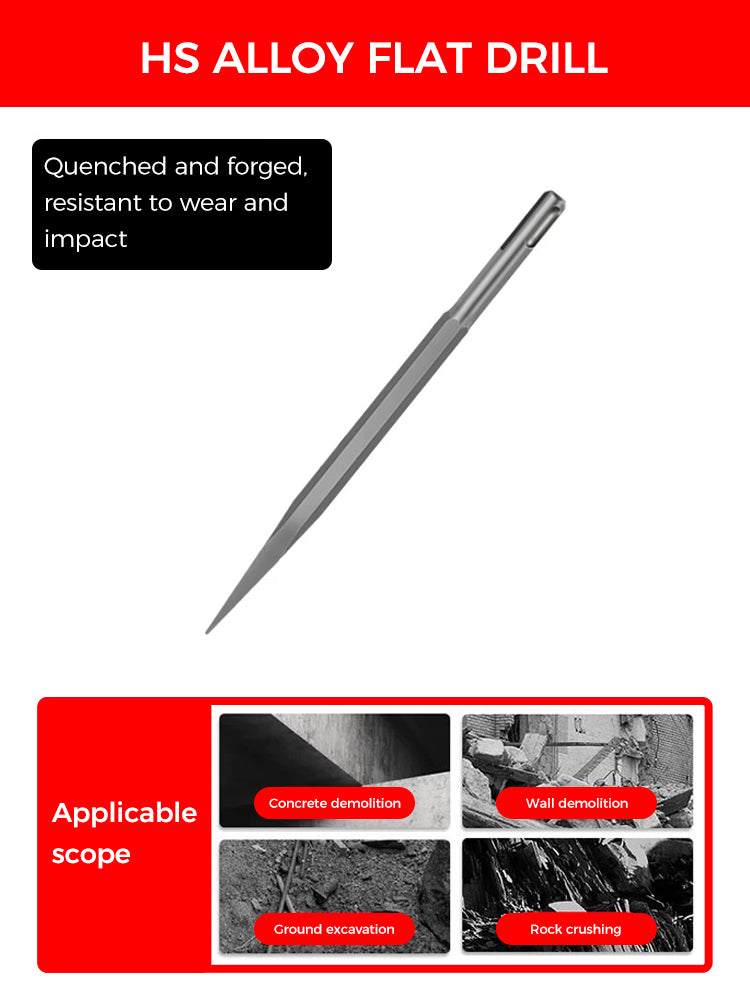 HS Chisel Bit For Electric Hammer 电锤凿子