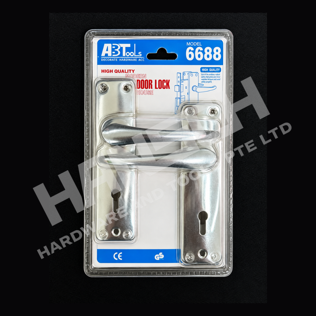 ABTools 6688 Twist & Turn Mortise Door Lock Set 两段式旋转门锁 插芯门锁套装