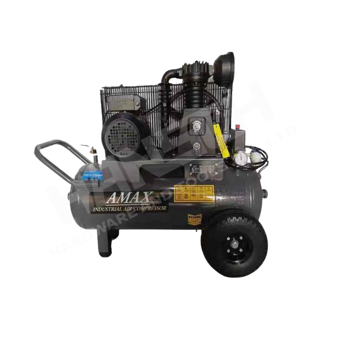 AMAX Belt Drive Air Compressor AM30-50H (3HP / 50L) with MOM Cert 皮带传动单级空气压缩机（附 MOM 证书）
