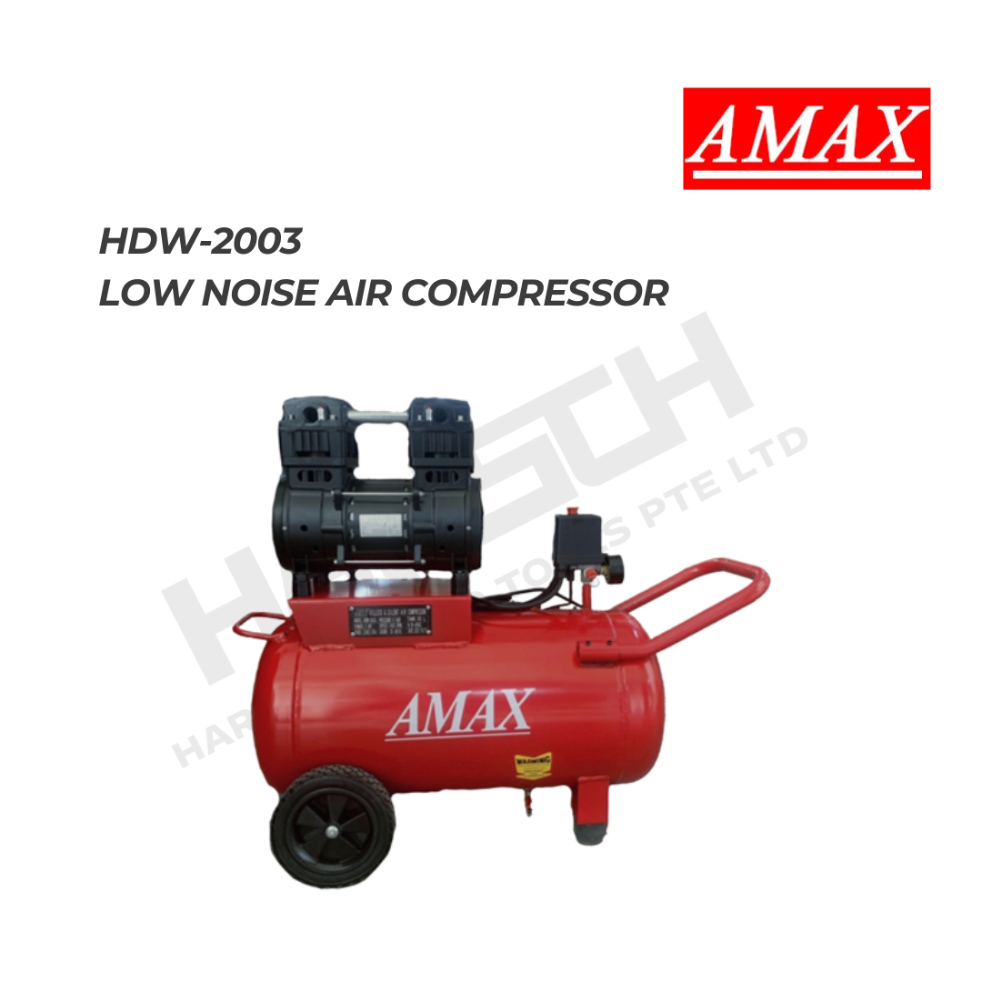 AMAX HDW-2003 Low Noise Air Compressor 3HP 50L 低噪音空气压缩机