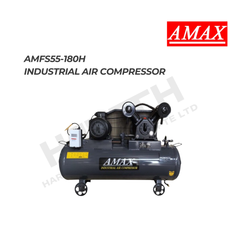 AMAX AMFS55-180H Industrial Air Compressor 5.5HP 180L 工业空气压缩机