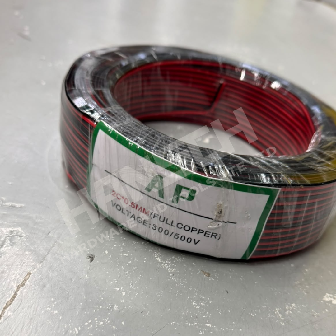 AP 2C x 0.5mm² Full Copper Electrical Cable 300/500V 2芯全铜电线