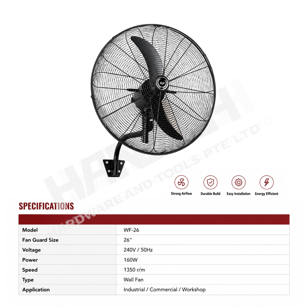 AP Industrial Wall Fan 26 Inch (WF-26) 工业壁挂风扇