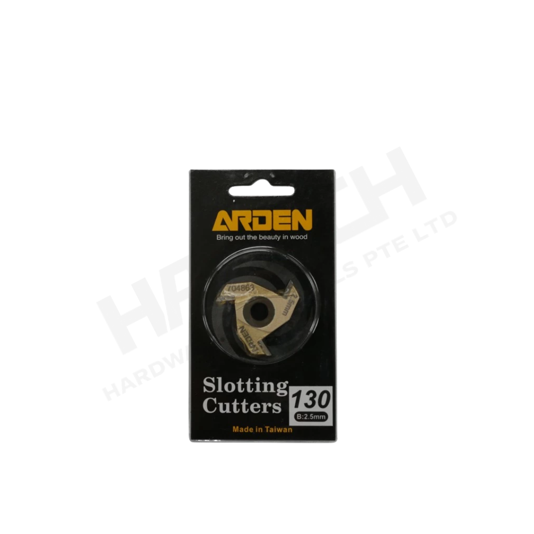 ARDEN 3 Wing Cutter Router Bit #129 / #130 | Woodworking Slot Cutter for T Aluminium Trimming 工开槽铣刀