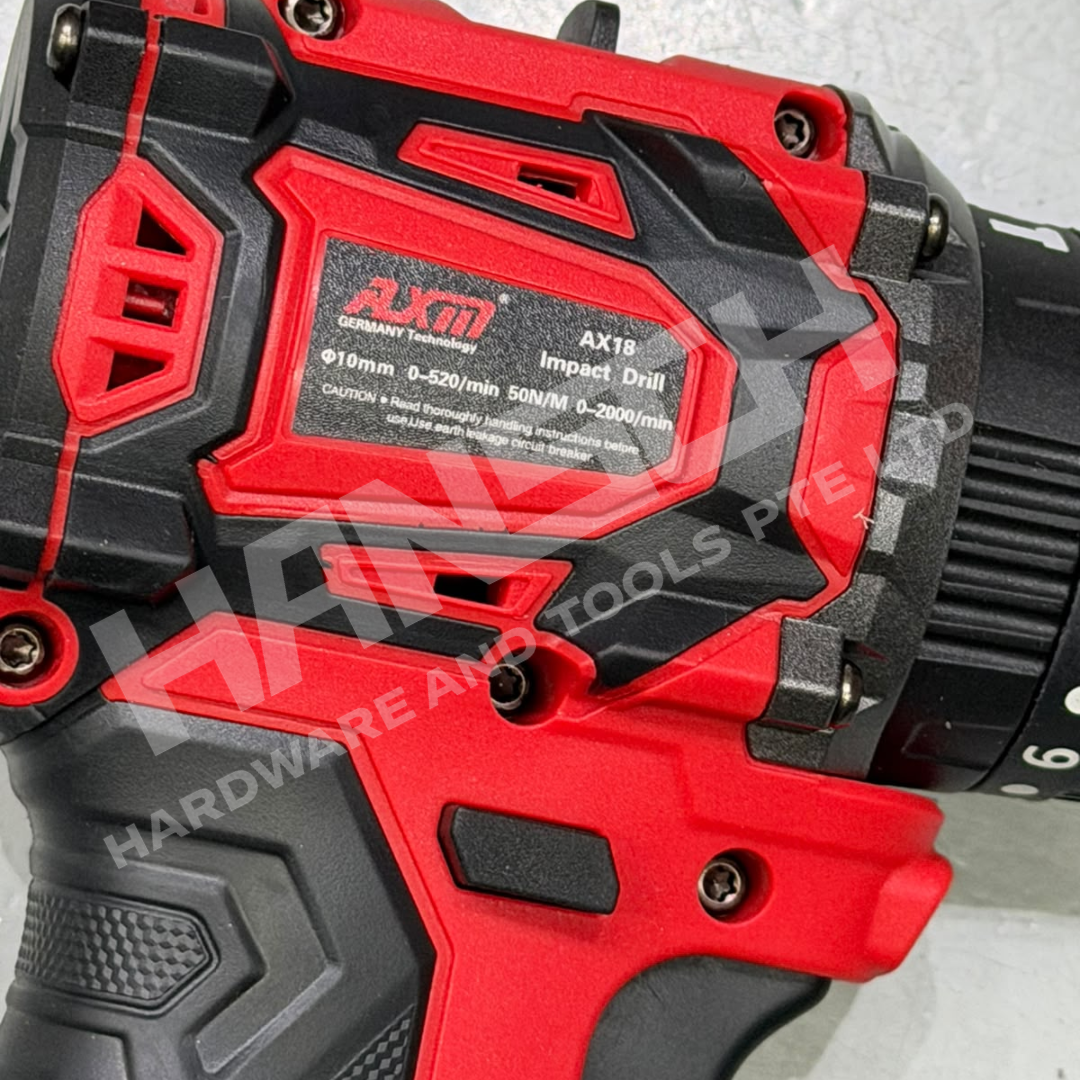 AXM AX-18 18V Brushless Cordless Impact Percussion Drill 无刷充电式冲击电钻