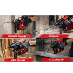 AXM SDC2124D 20V Brushless Cordless Rotary Hammer Drill SDS Plus 无刷锂电充电式电锤钻
