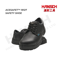 AcesafeT™ SPEAR 19127 Low-Cut Leather Safety Shoes with Steel Toe Cap Steel Midsole 皮质钢头钢中底安全鞋