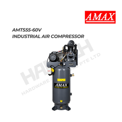 Amax AMTS55-60V Industrial Air Compressor Vertical Tank 5.5HP/60L/12BAR 工业空气压缩机