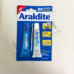 Araldite Standard 90min (17ml x 2) Blue Epoxy Adhesive 高强度防水填缝粘合剂