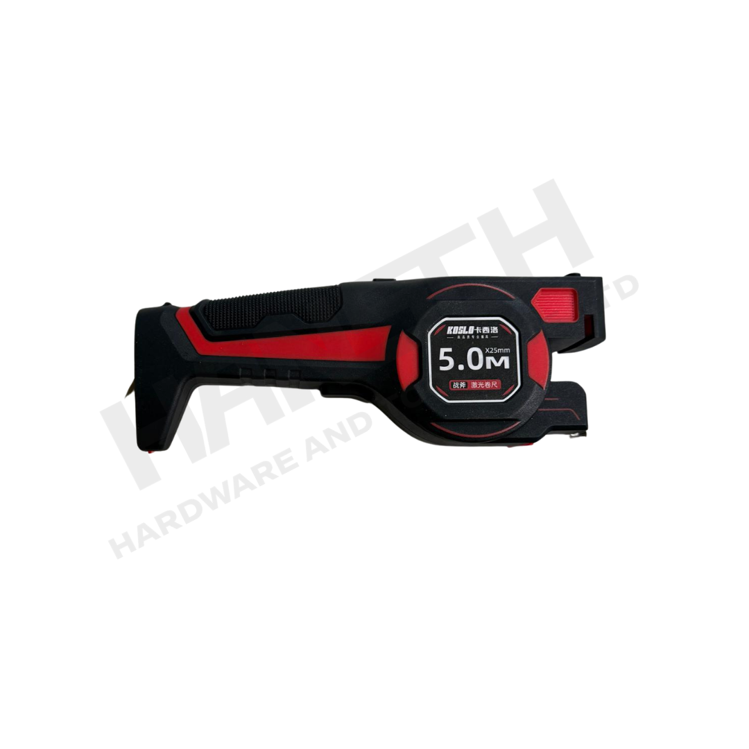 KOSLO Laser Tape Measure with Auto-Lock, Dual Green Laser Guide & Type-C Rechargeable Battery 高精度激光卷