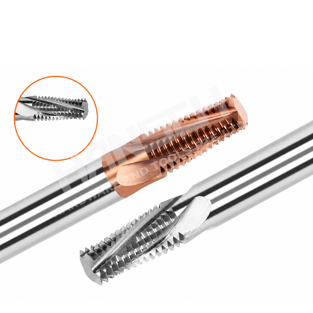 ZZBD-CT Solid Carbide BSPT Thread Mill – Pipe Taper Thread Milling Cutter for CNC Machining (英制圆锤管螺纹刀)
