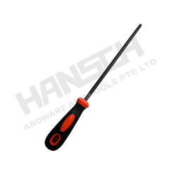 DLTC 8-Inch Round Metal File with Ergonomic Handle – Hand Filing Tool 600mm 打磨锉刀