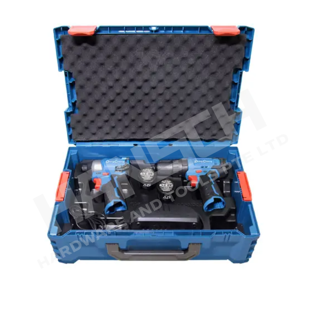 Dong Cheng 12V Cordless Brushless Impact Driver + Hammer Drill  DCKIT25 东成 无刷充电式冲击起子机 + 无刷冲击钻双机套装