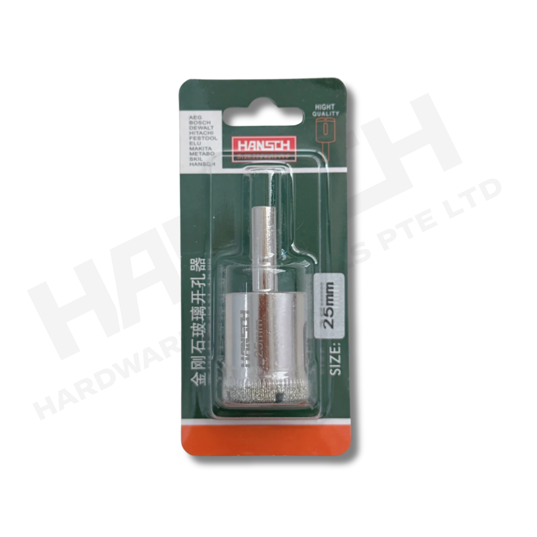 Diamond Coated Glass Hole Saw Drill Bit Set for Glass, Ceramic Tile, Marble & Porcelain Tile Drilling  大理石玻璃开孔器