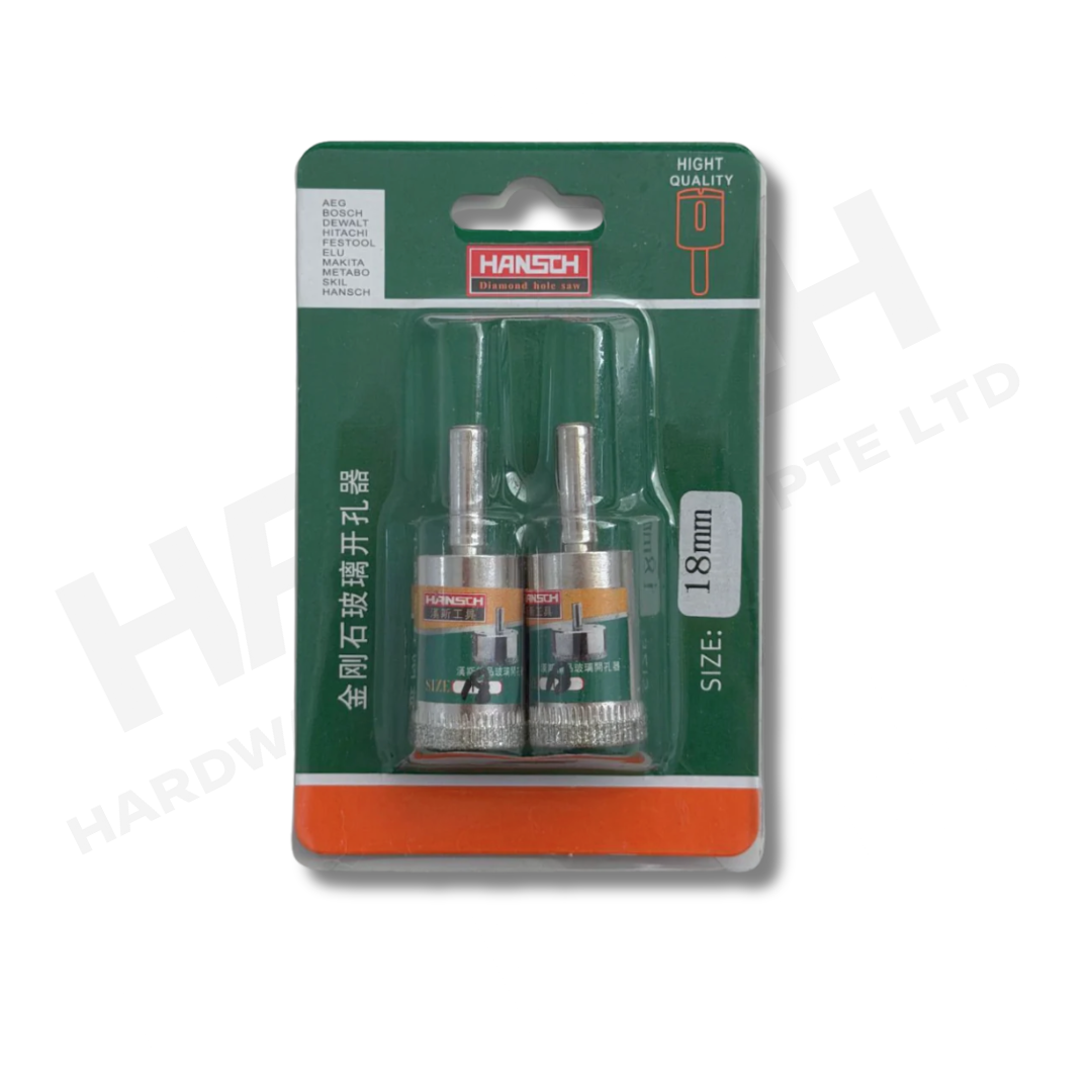 Diamond Coated Glass Hole Saw Drill Bit Set for Glass, Ceramic Tile, Marble & Porcelain Tile Drilling  大理石玻璃开孔器