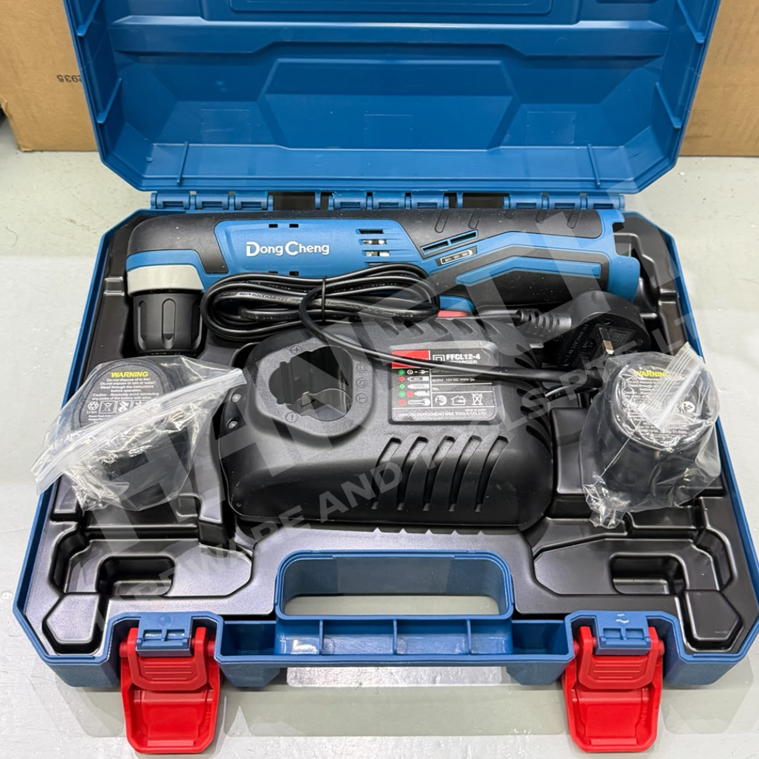 Dong Cheng DCJZ14-10 Cordless Angle Driver Drill 12V Lithium-Ion Angle Driver
