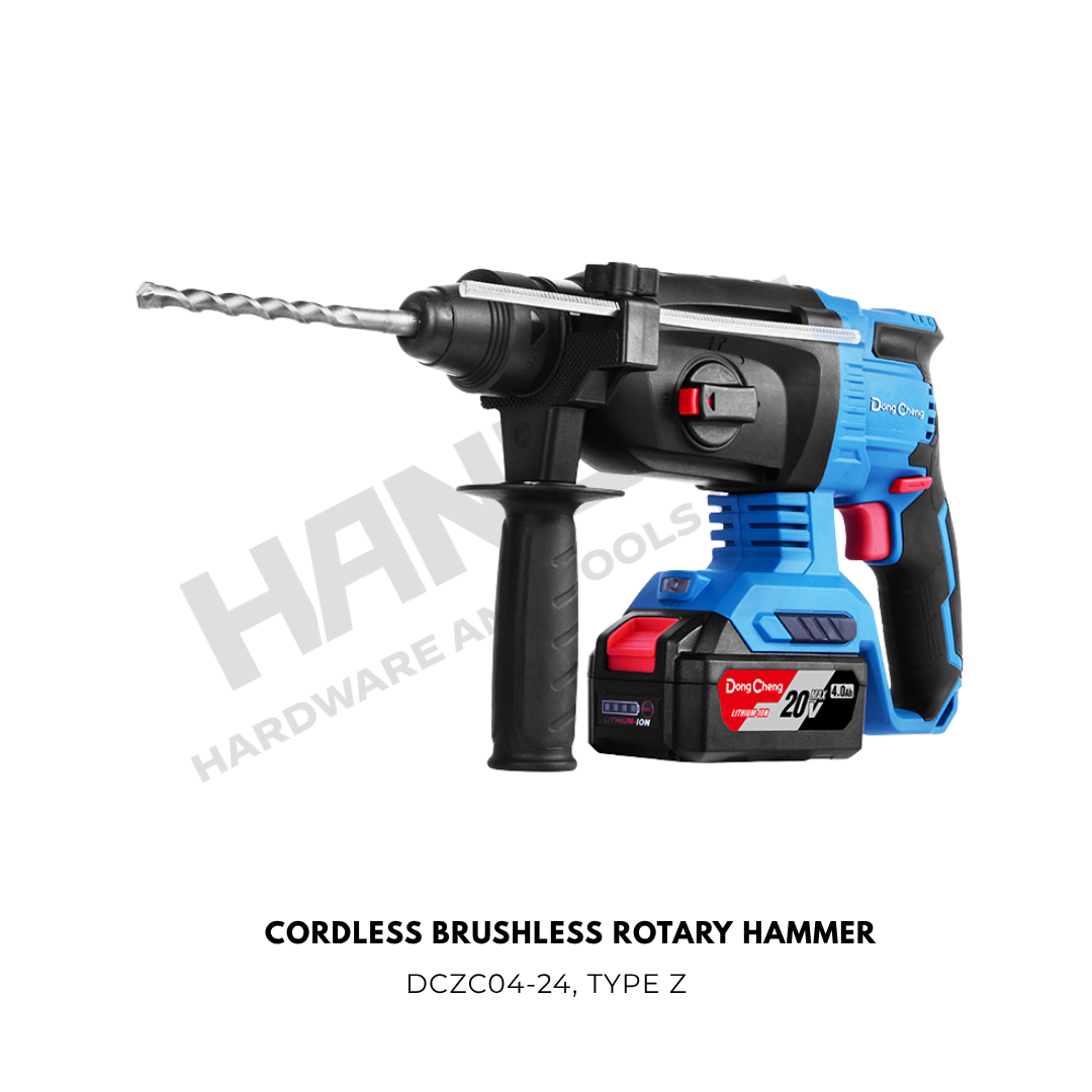 Dong Cheng DCKIT15 20V Cordless Brushless Combo Kit (Hammer Drill, Impact Driver & Rotary Hammer) 无刷锂电三件套装 – 冲击钻 / 冲击起子 / 电锤