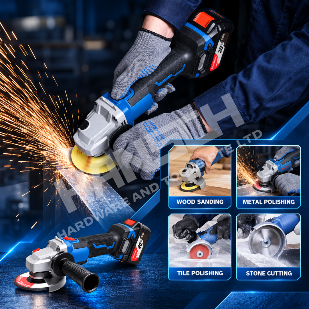 Dong Cheng Cordless Brushless Angle Grinder DCSM03-100 20V Series Cordless Tools 无刷充电式角向磨光机