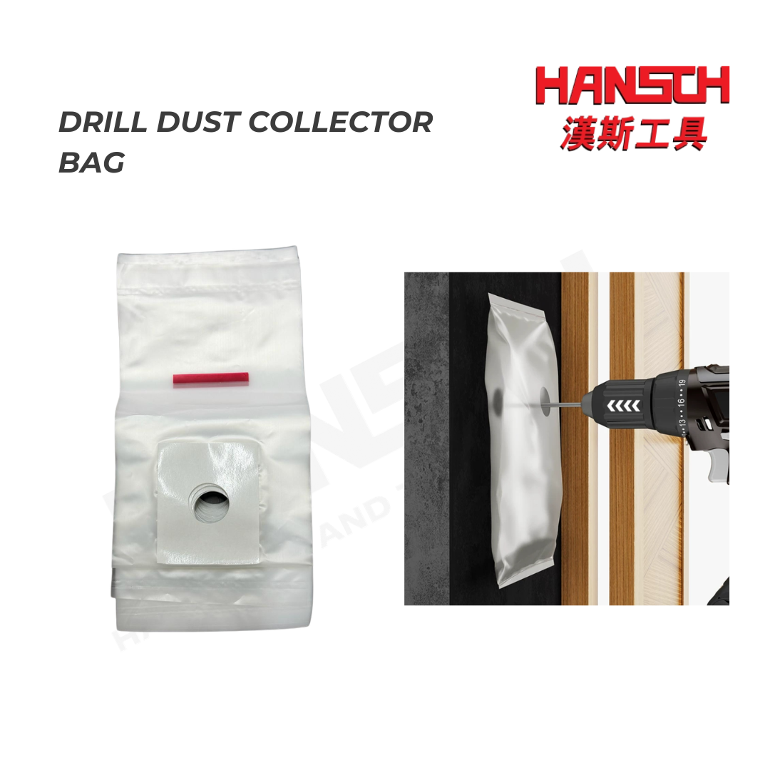 Drill Dust Collector Bag Impact Drill Dust Cover 20mm Diameter Hole - Dust Catcher Attachment for Electric Drill & Rotary Hammer Drilling (电锤打孔防尘袋)