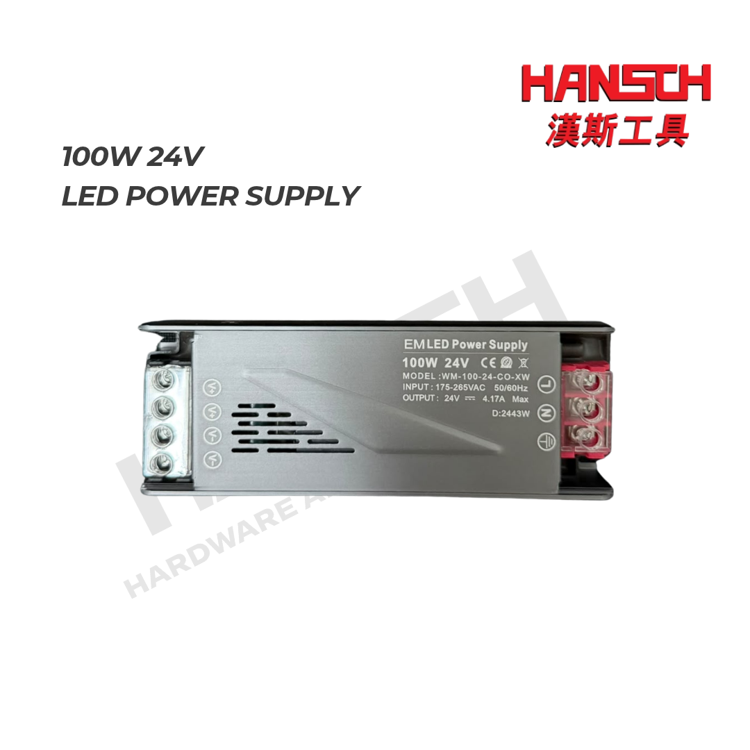 EM LED Power Supply 100W 24V (WM-100-24-CO-XW) 电源供应器