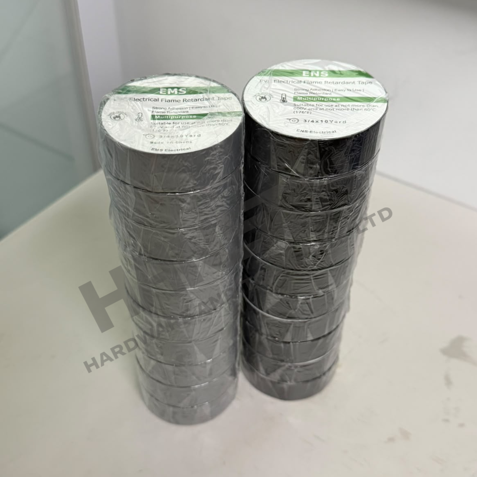 EMS PVC Electrical Flame Retardant Insulation Tape Multipurpose Electrical Tape 电工阻燃绝缘胶带