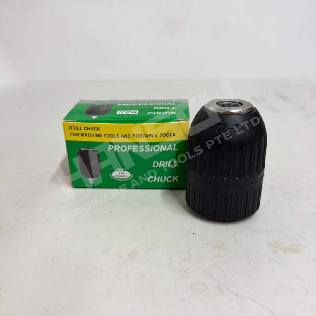 Electric Drill Chuck, 1/2-20UNF Keyless Drill Chuck for Machine Tools & Portable Tools 免钥钻夹头