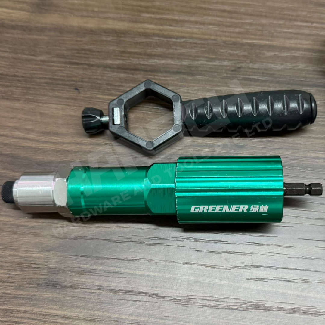 GREENER Electric Rivet Gun Adapter for Cordless Drill 电动拉铆枪转换接头