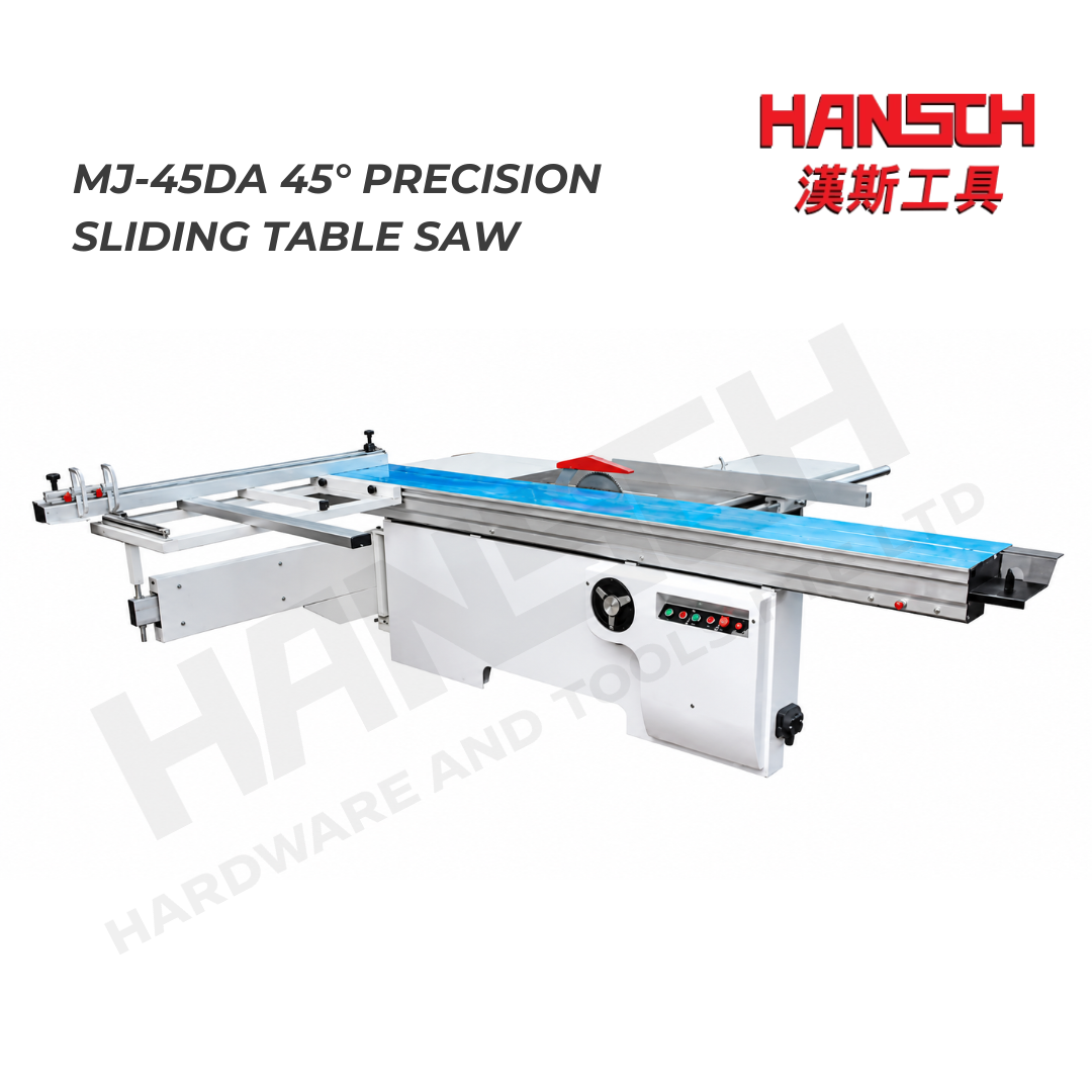 G-FORCE MJ-45DA 45° Precision Sliding Table Panel Saw 木工板材推台锯
