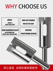 Glass Hole Opener, Glass Drill Bit Stable Reliable High Efficiency Premium Material Sturdy Durable for Tile for Glass