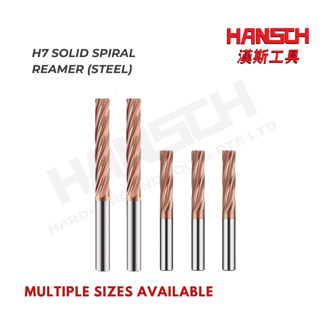 ZZBD-CT H7 Solid Spiral Flute Machine Reamer for Steel (H7 钢用螺旋铰刀)