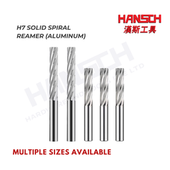 ZZBD-CT H7 Solid Spiral Flute Machine Reamer for Aluminum (H7 铝用螺旋铰刀)