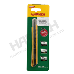 HANSCH HSM701 Snap-Off Utility Knife 9mm 自动锁定美工刀