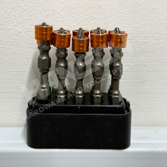 Hansch Magnetic Screwdriver Bit Set 10pcs – 1/4" Hex Shank S2 Industrial Screw Bits (HS4461) 强磁工业级螺丝批头