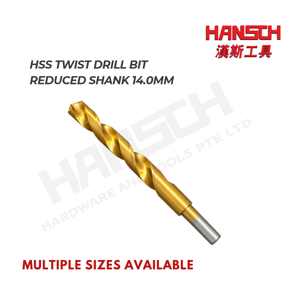 HSS Twist Drill Bit Reduced Shank 14.0mm 高速钢麻花钻头