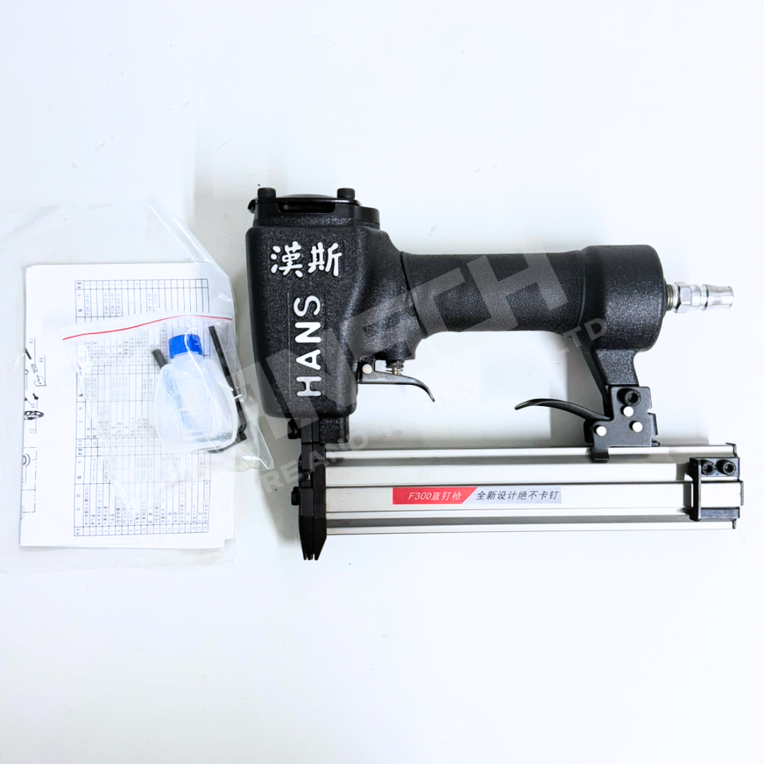 Hansch F30D Pneumatic Brad Nailer - Professional Air Nailer for Woodworking, Furniture Assembly & Interior Finishing  气钉枪