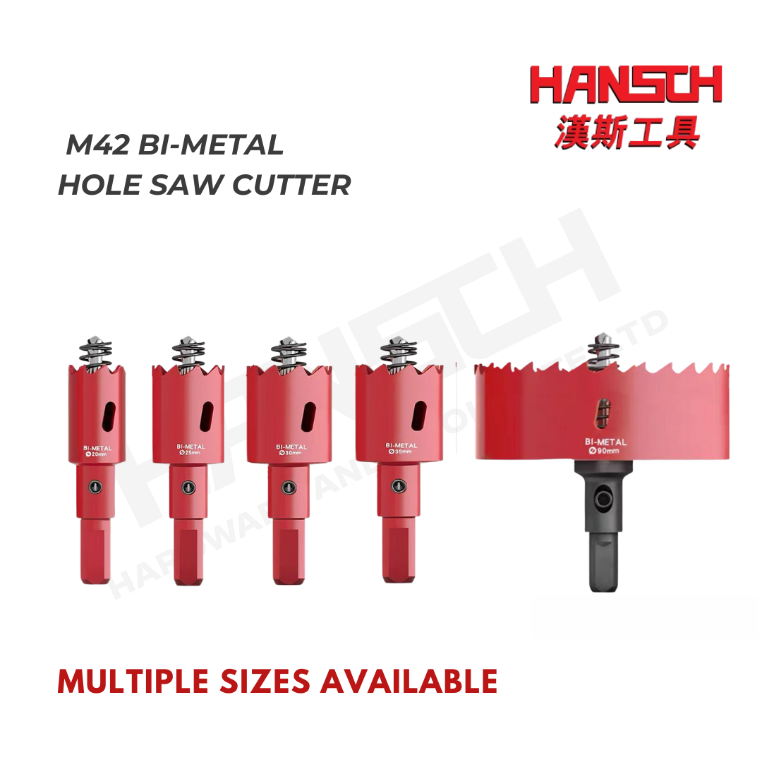 Hansch M42 Bi-Metal Hole Saw Cutter 双金属开孔器 Heavy Duty Drill Hole Opener
