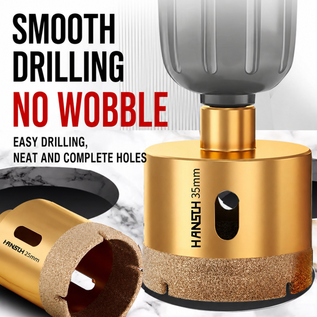 Hansch Brazed Diamond Hole saw Drill Bit for Tiles Marble Ceramic