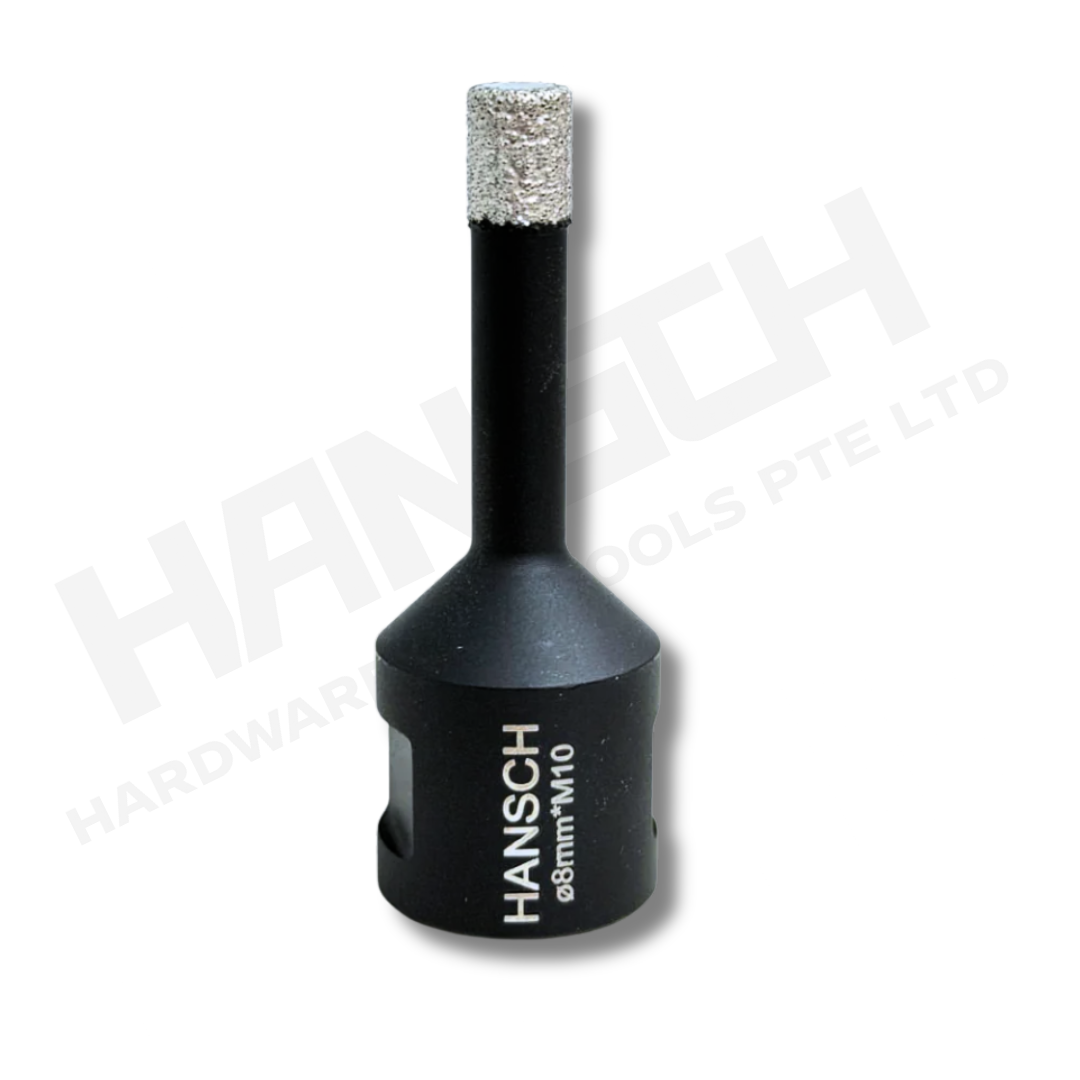 Hansch  Brazed Diamond Hole Saw 6mm-32mm 汉斯角磨机钎焊开孔器