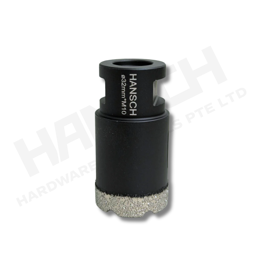 Hansch  Brazed Diamond Hole Saw 6mm-32mm 汉斯角磨机钎焊开孔器