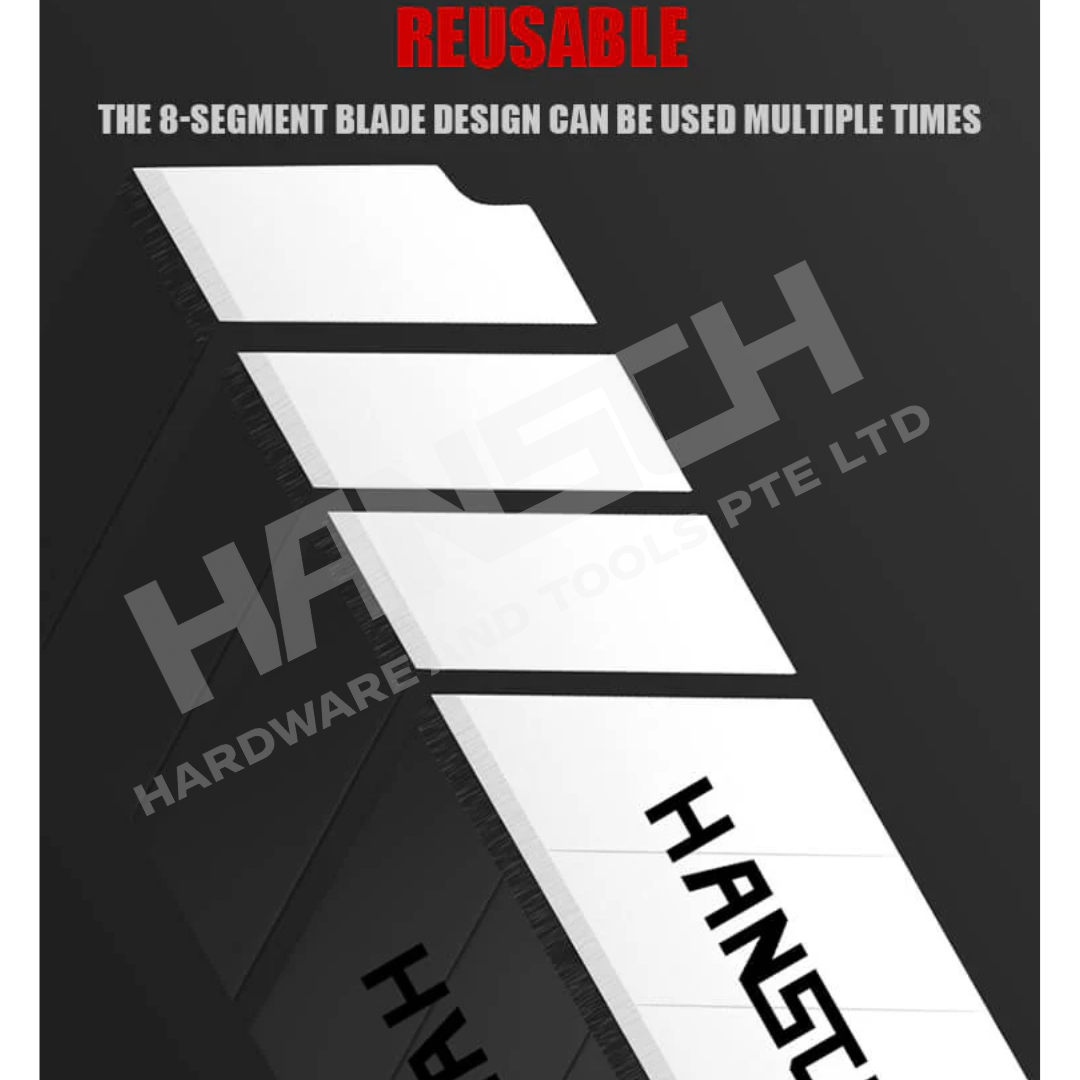 HANSCH Reusable Ceramic Craft Knife Blade Ceramic Replacement Blade (美工陶瓷刀片)