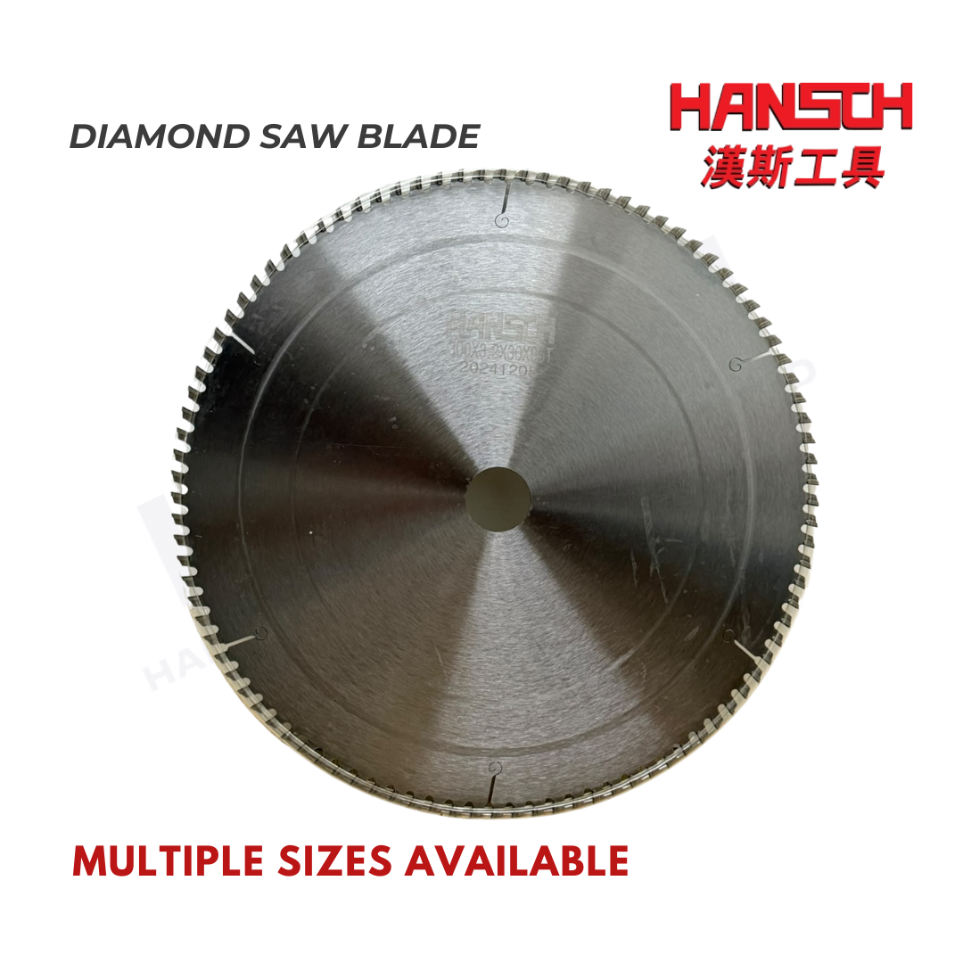 Hansch Diamond Saw Blade 300mm Industrial-grade TCT carbide teeth 金刚石锯片