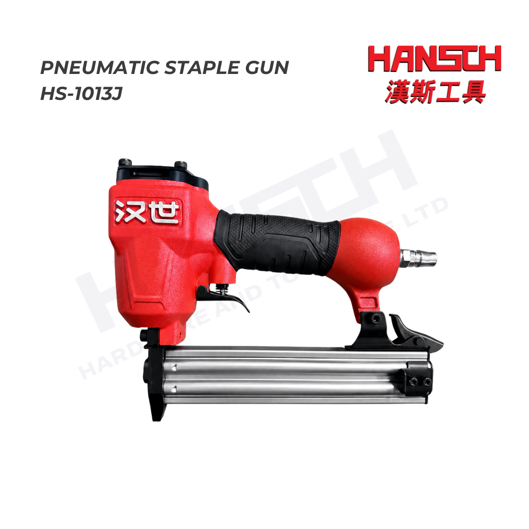 Hansch HS-1013J Pneumatic Staple Gun - Air-Powered Upholstery Staple 气动码钉枪
