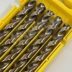 Hansch HSS-CO Cobalt Drill Bit Set | High Hardness Twist Drill for Stainless Steel, Metal, Wood | Straight Shank (直柄麻花钻)