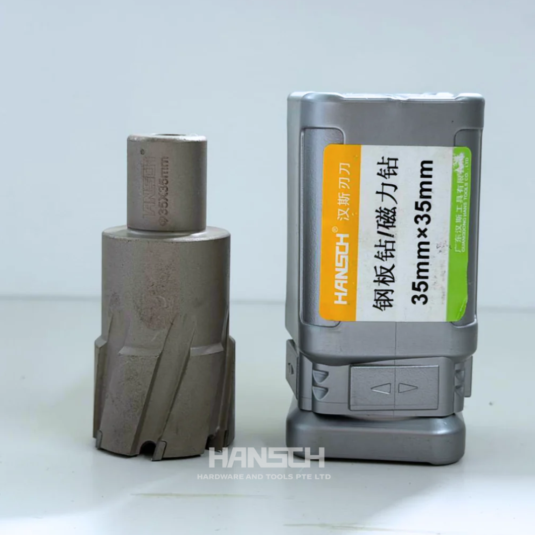 Hansch Magnetic Drill Annular Cutter Bit Alloy Stainless Steel Hole Saw 钢板磁力钻